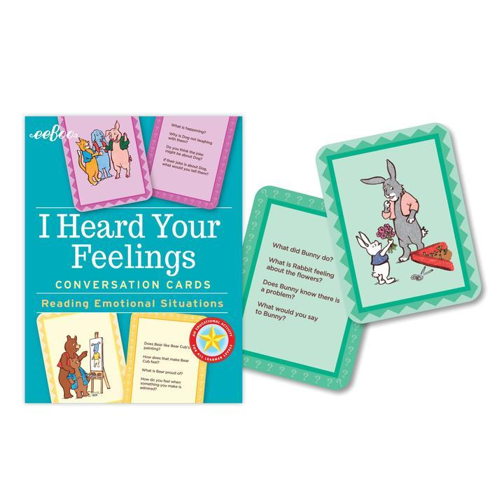 I Heard Your Feelings - Conversation Cards by eeBoo - Timeless Toys