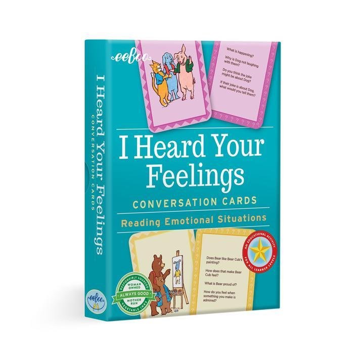 I Heard Your Feelings - Conversation Cards by eeBoo - Timeless Toys