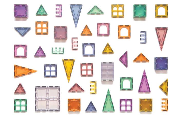 Imagimags 108pc Palatial Magnetic Building Tiles Set - Timeless Toys