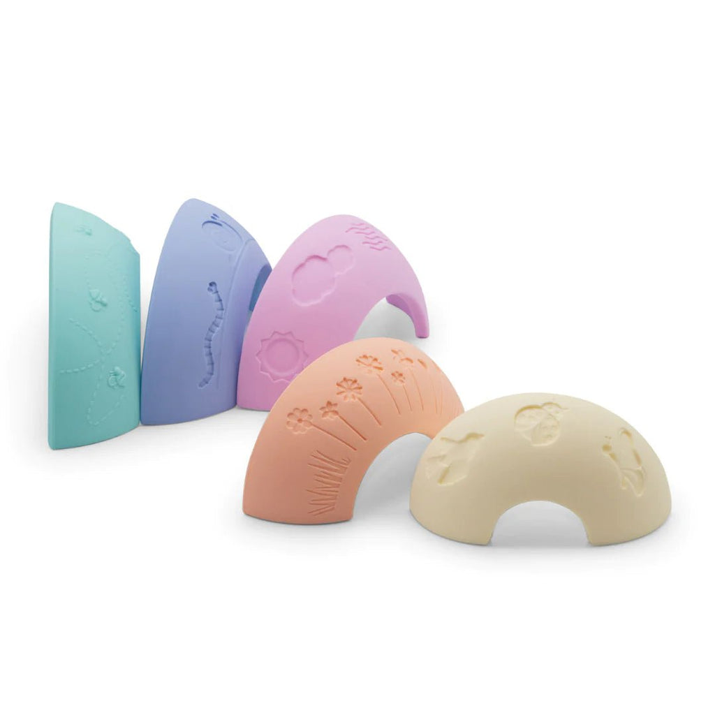 Jellystone Over the Rainbow - Silicone Stacking Arches - Rainbow Pastel - Timeless Toys