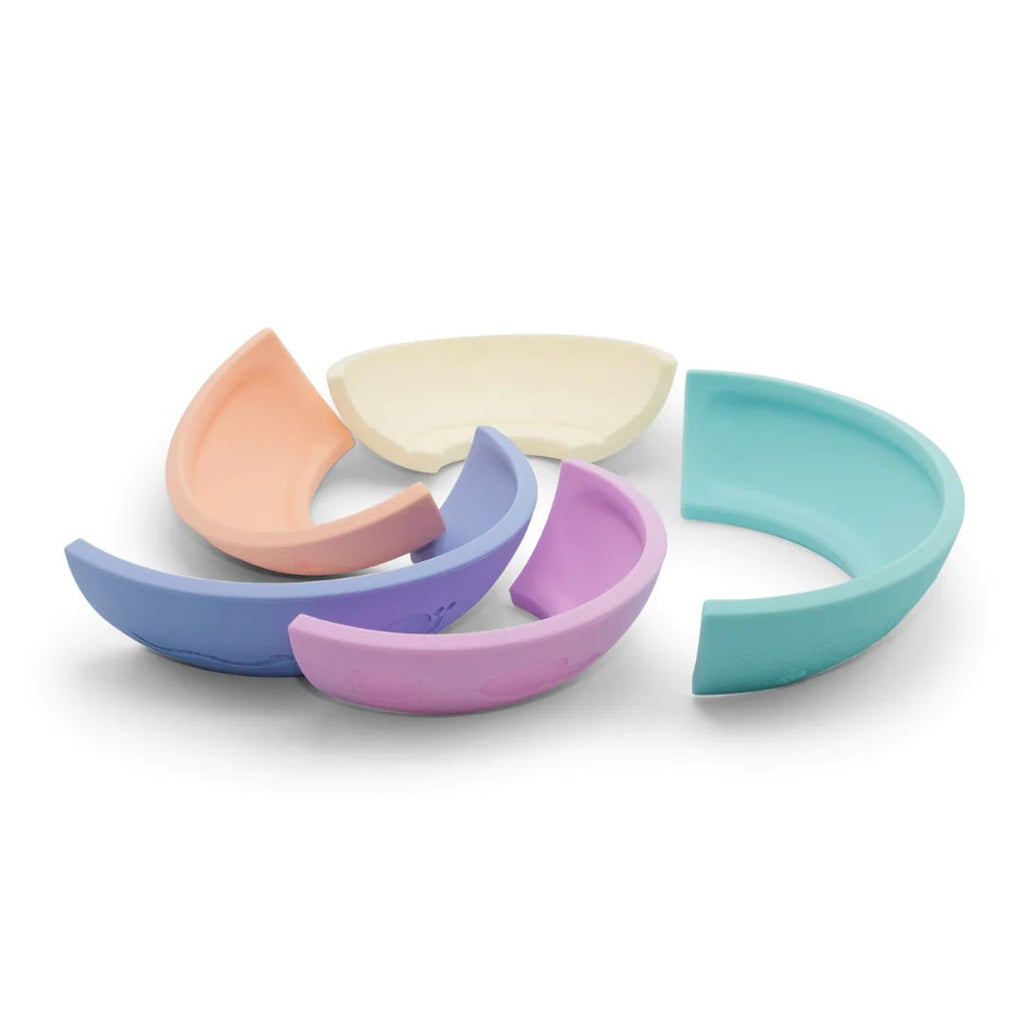 Jellystone Over the Rainbow - Silicone Stacking Arches - Rainbow Pastel - Timeless Toys