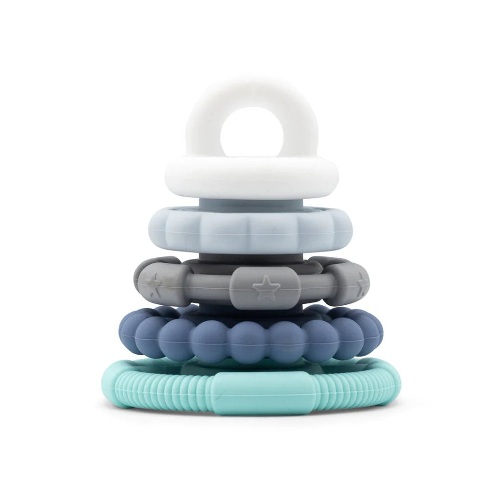 Jellystone Rainbow Stacker and Teether Toy - Ocean - Timeless Toys