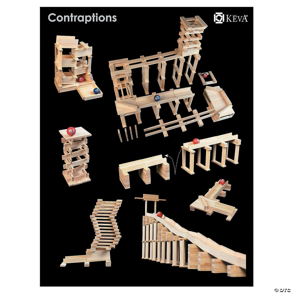 Keva Contraptions 200 Piece Set- Mindware - Timeless Toys