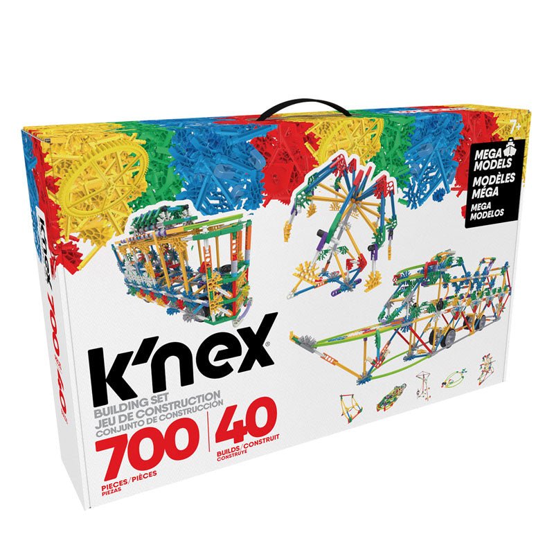 K'Nex Mega Models Classic Building Set - 700 pieces / 40 builds - Timeless Toys