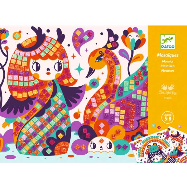 Kokeshis Mosaic Kit by Djeco - Timeless Toys