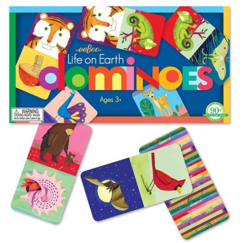 Life on Earth Dominoes game by eeBoo - Timeless Toys