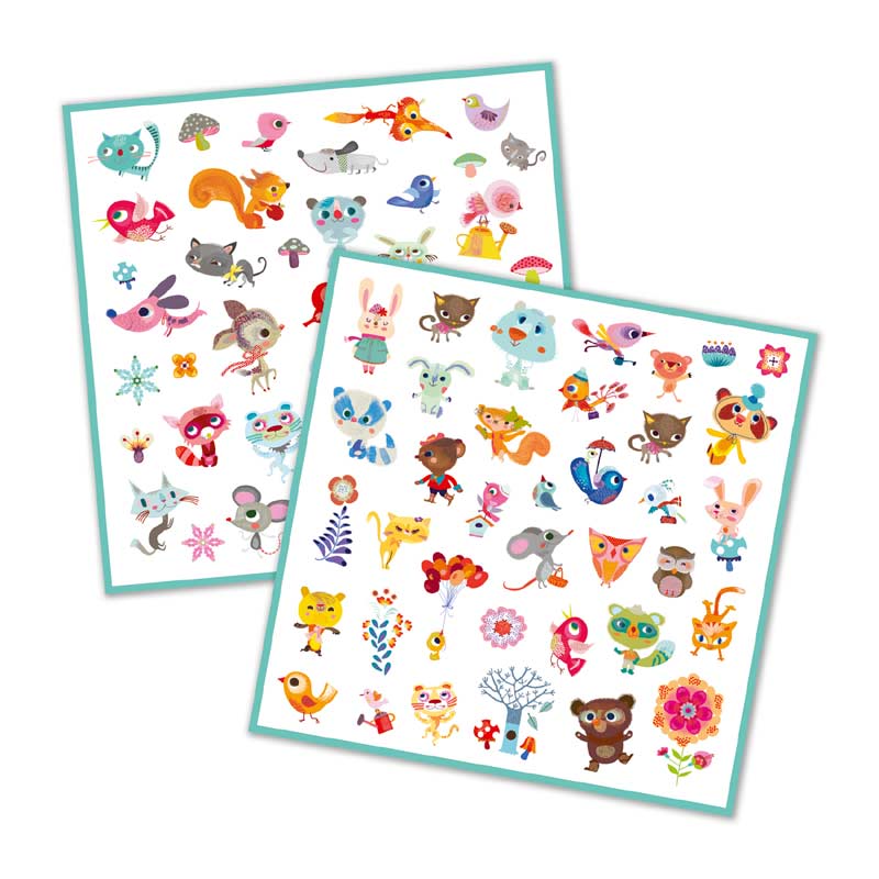 Little Friends Sticker Pack by Djeco - Timeless Toys