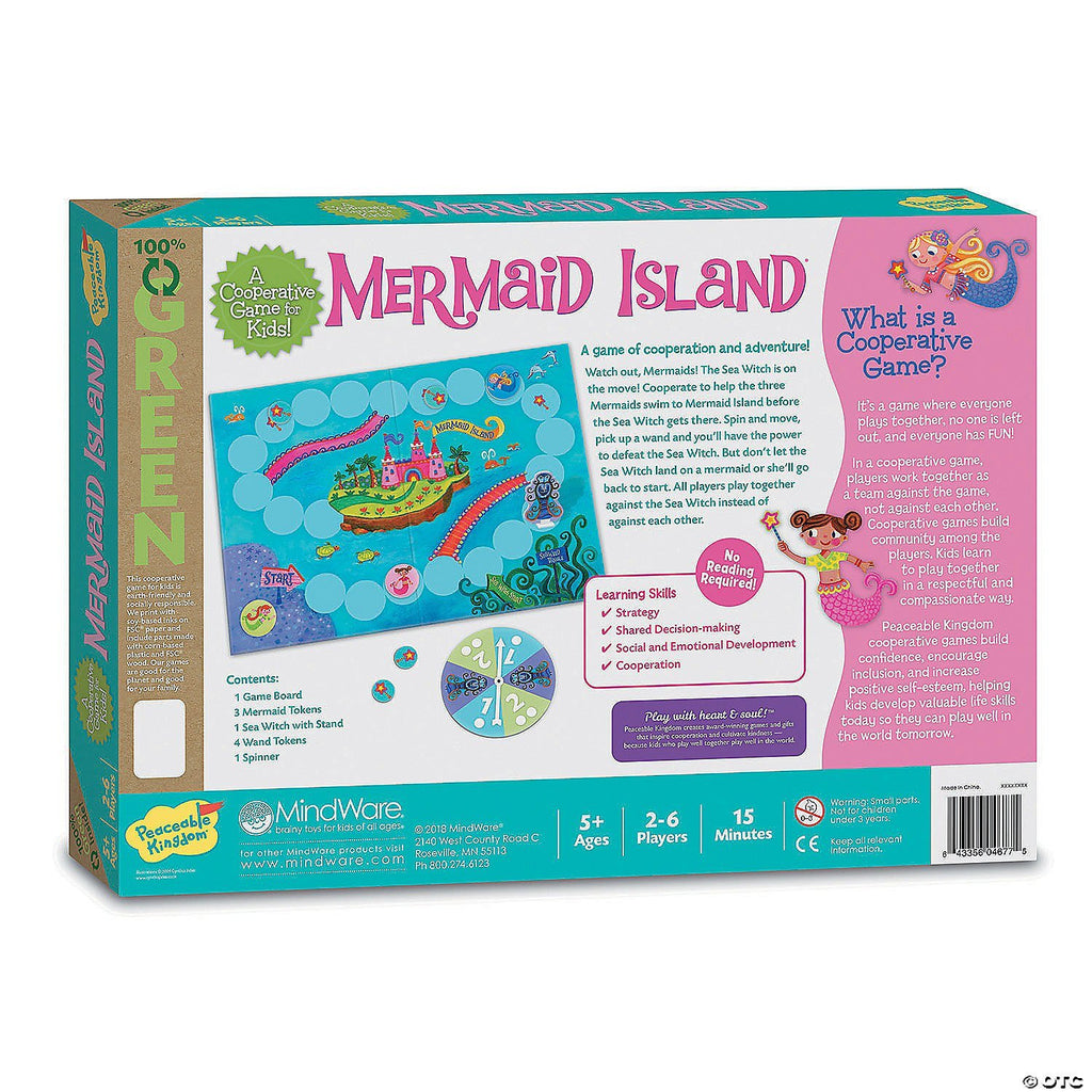 Mermaid Island - Cooperative Board Game - 5yrs+ - Timeless Toys
