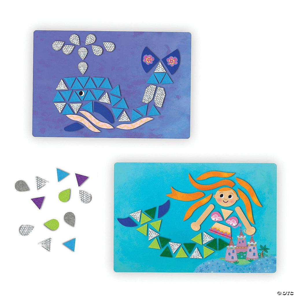 Mermaid Island Sparkle Mosaics - Peaceable Kingdom - Timeless Toys