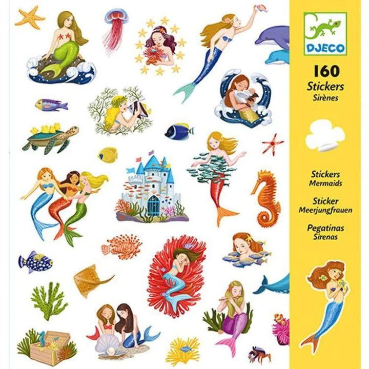 Mermaid Sticker Pack by Djeco - Timeless Toys