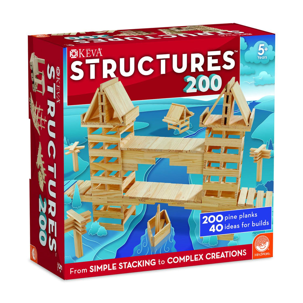 Mindware Keva Structures - 200 piece plank set - Timeless Toys