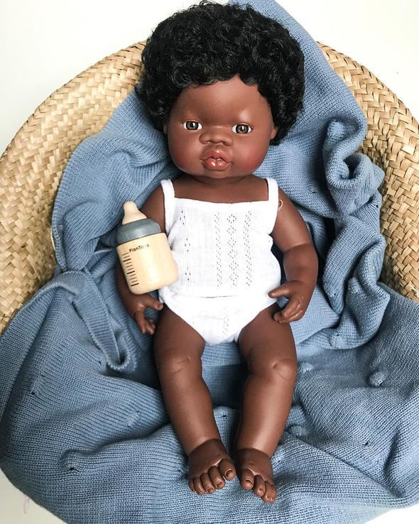 Miniland African Boy Doll - 38cm - Timeless Toys