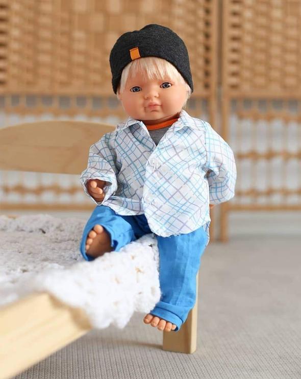 Miniland Caucasian Blonde Boy Doll - 38cm - Timeless Toys