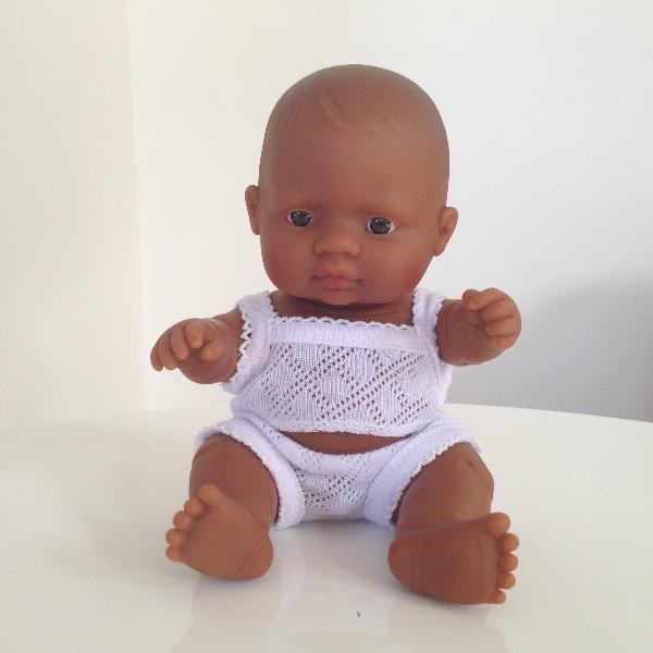 Miniland Latin American Baby Boy Doll - 21cm - Timeless Toys