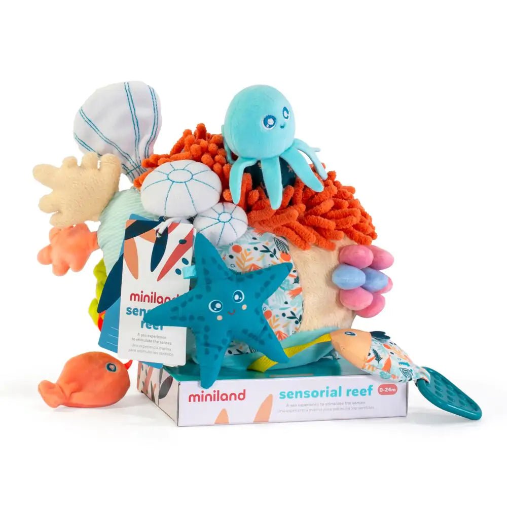 Miniland Sensorial Reef sensory activity toy (0 - 18mths) - Timeless Toys