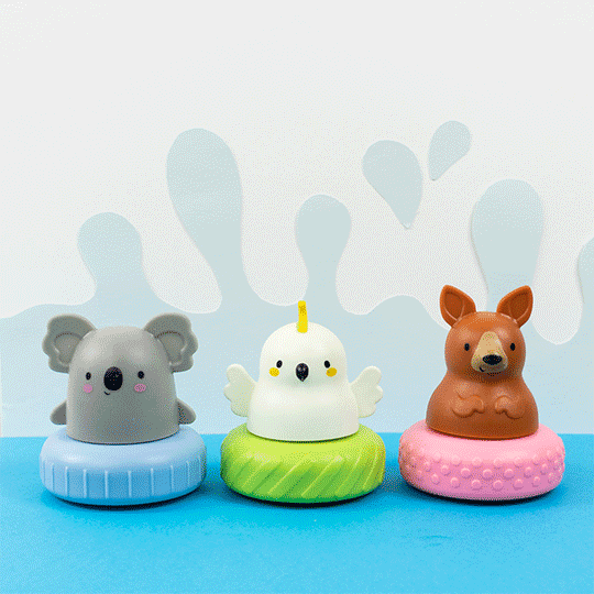 Mix & Match Bath Mates- Aussie Animals by Tiger Tribe - Timeless Toys