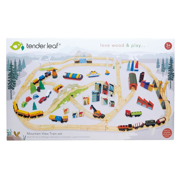 Mountain View Train Set by Tender Leaf Toys - Timeless Toys