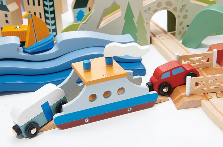 Mountain View Train Set by Tender Leaf Toys - Timeless Toys