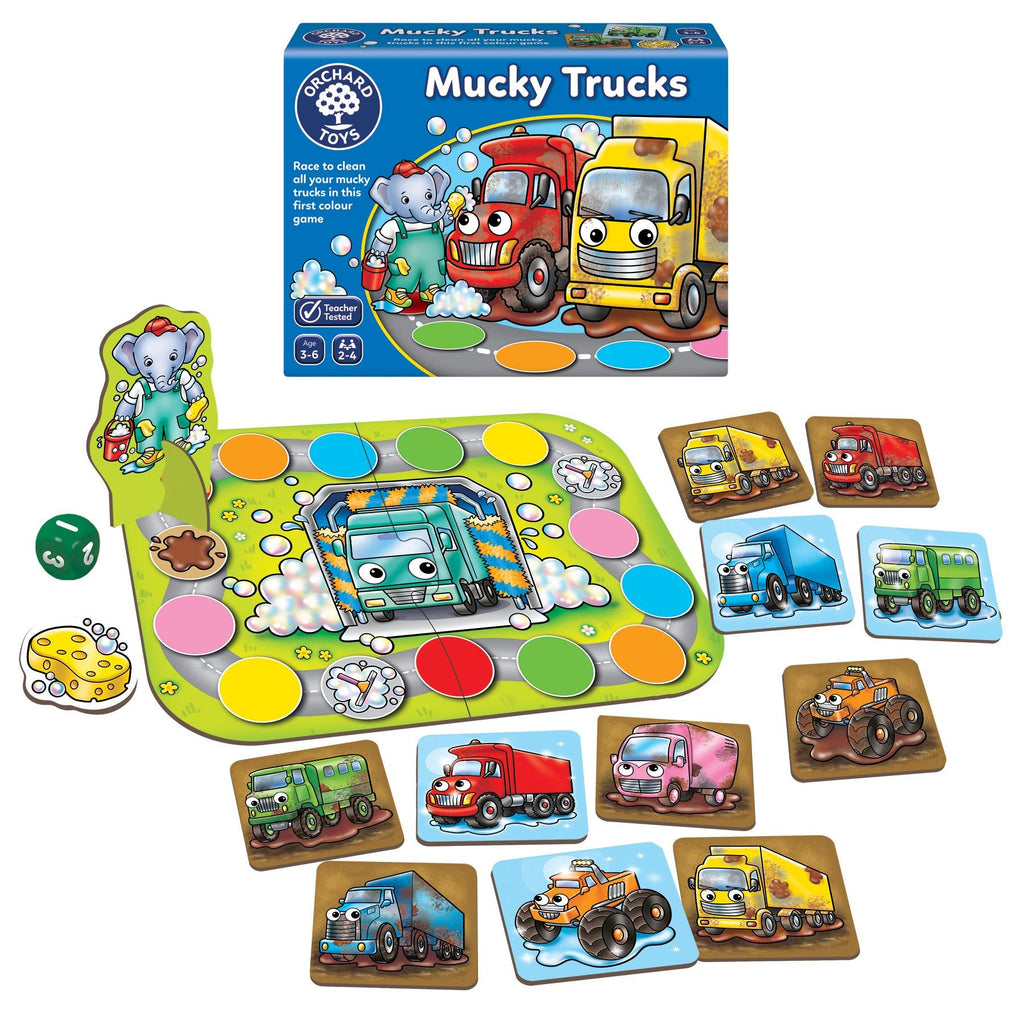 Mucky Trucks Game - 3 -6yrs - Timeless Toys