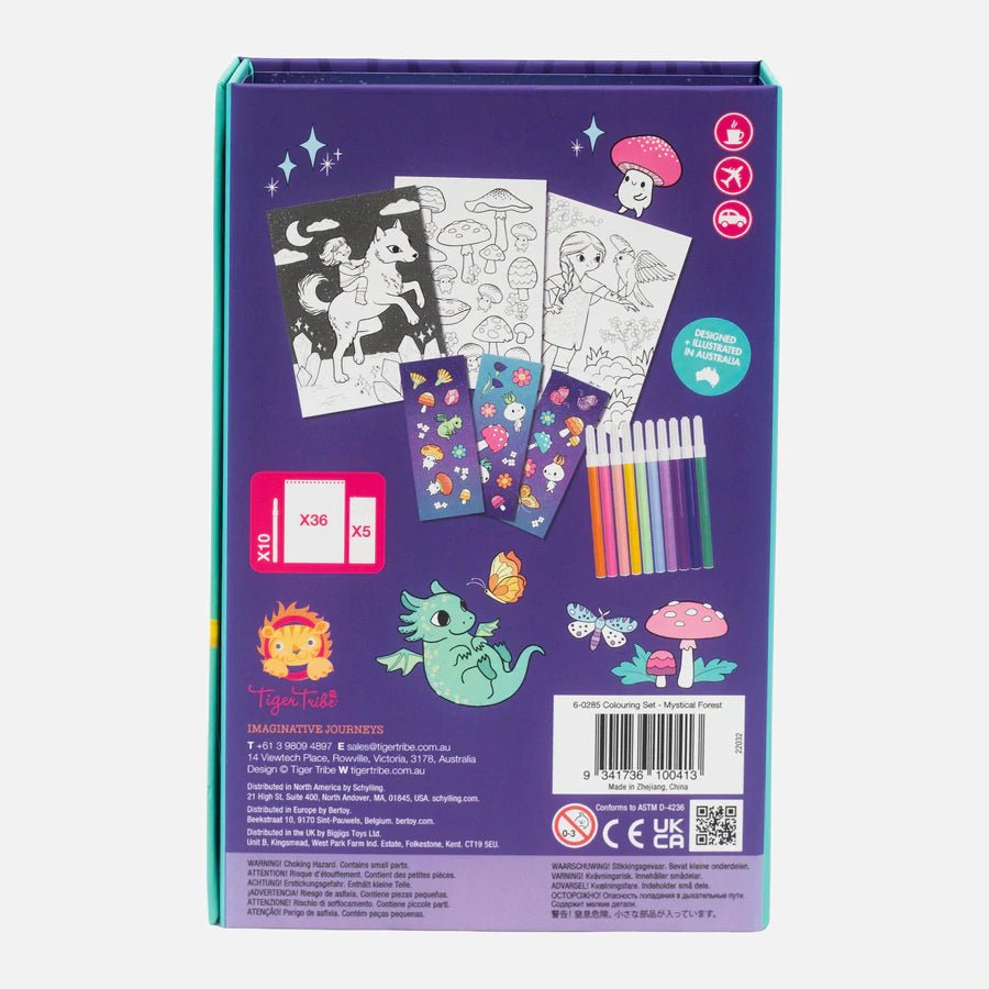 Mystical Forest Colouring Set by Tiger Tribe - Timeless Toys