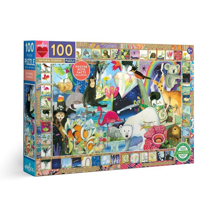 Natural Science 100pc Puzzle by eeBoo - Timeless Toys