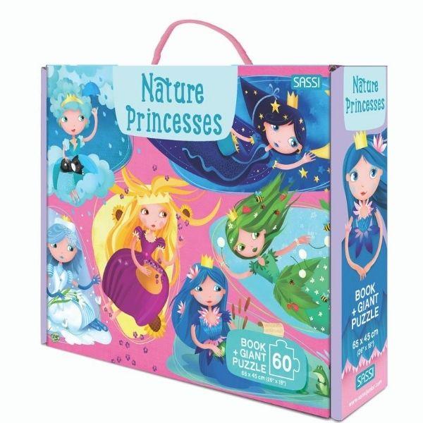 Nature Princesses 60pc Puzzle and Book Set - Timeless Toys