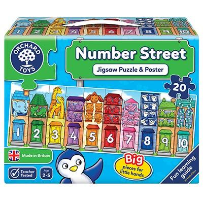 Number Street Puzzle and Poster - Timeless Toys