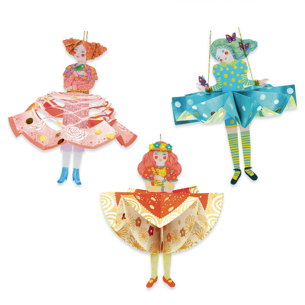 Paper Dresses Folding Art by Djeco - Timeless Toys