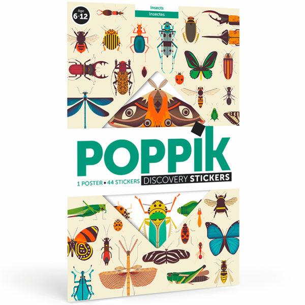 Poppik - Discovery Sticker Poster - Insects - Timeless Toys