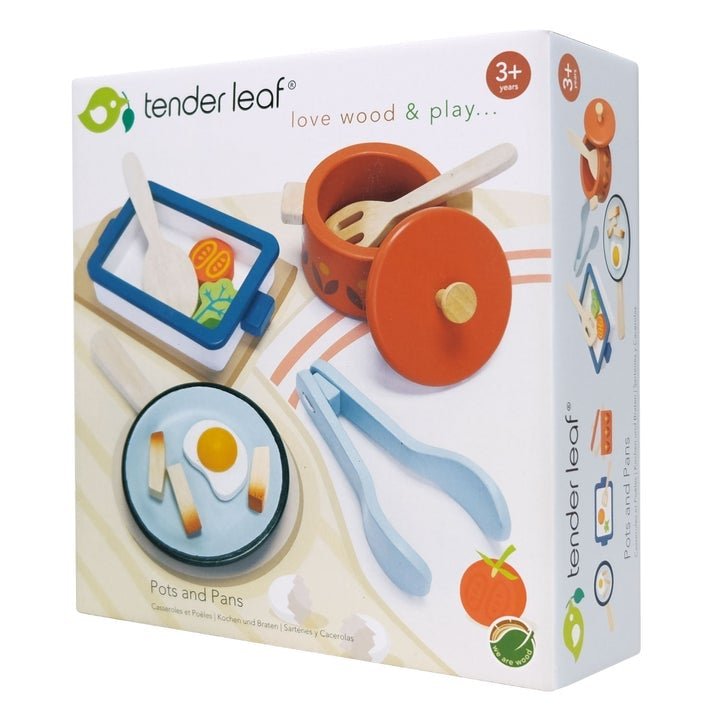 Pots and Pans Set by Tender Leaf Toys - Timeless Toys