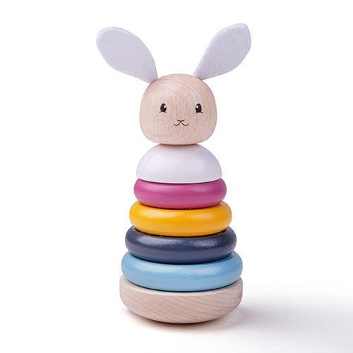 Rabbit Stacking Rings by Bigjigs - Timeless Toys