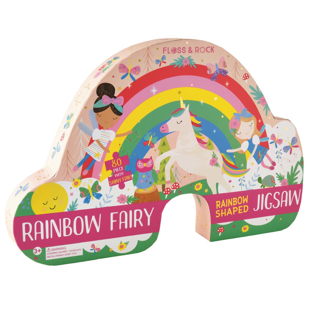 Rainbow Fairy shaped 80Pc Puzzle - Timeless Toys