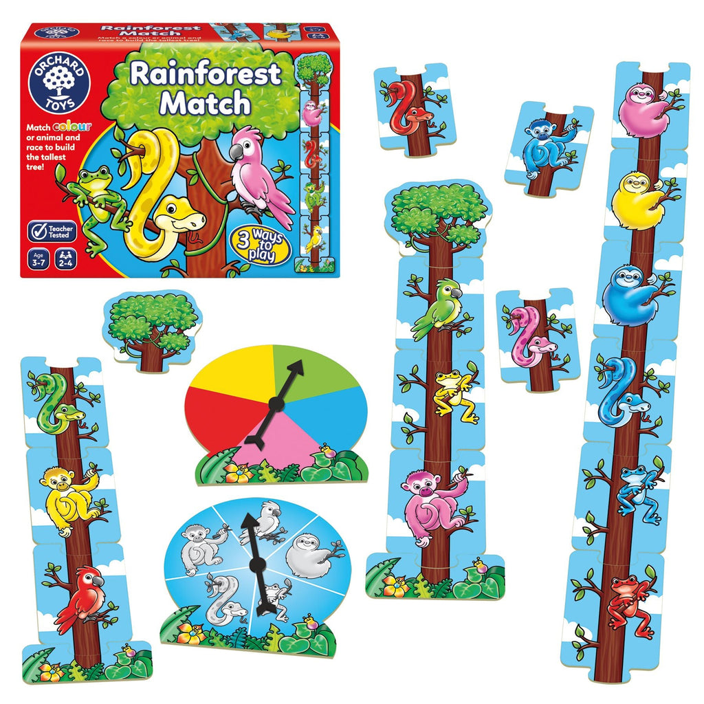 Rainforest Match Game - 3 -7yrs - Timeless Toys