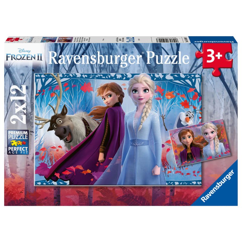 Ravensburger - Disney Frozen II - Journey to the Unknown - 2 x 12pc puzzles - Timeless Toys