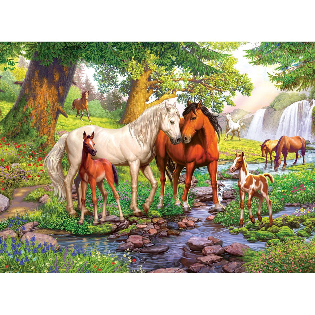 Ravensburger - Horses by the Stream - 300pc xxl puzzle - Timeless Toys
