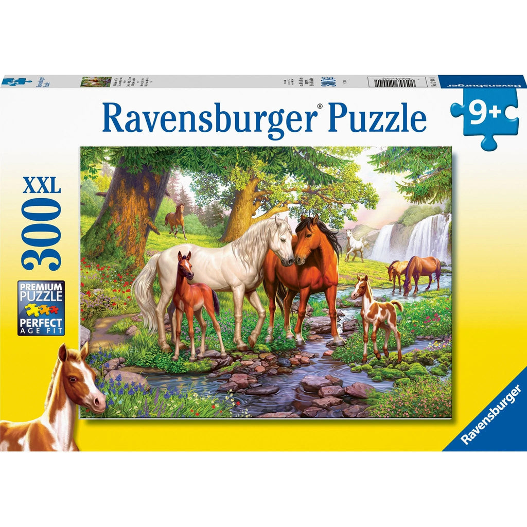 Ravensburger - Horses by the Stream - 300pc xxl puzzle - Timeless Toys