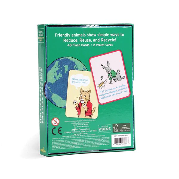 Respect the Earth Conversation Flash Cards - Timeless Toys
