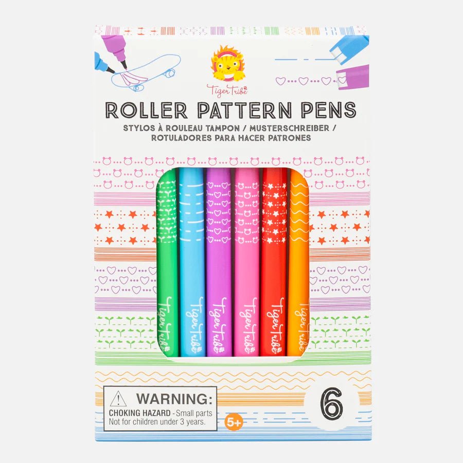 Roller Pattern Pens by Tiger Tribe - 5yrs+ - Timeless Toys
