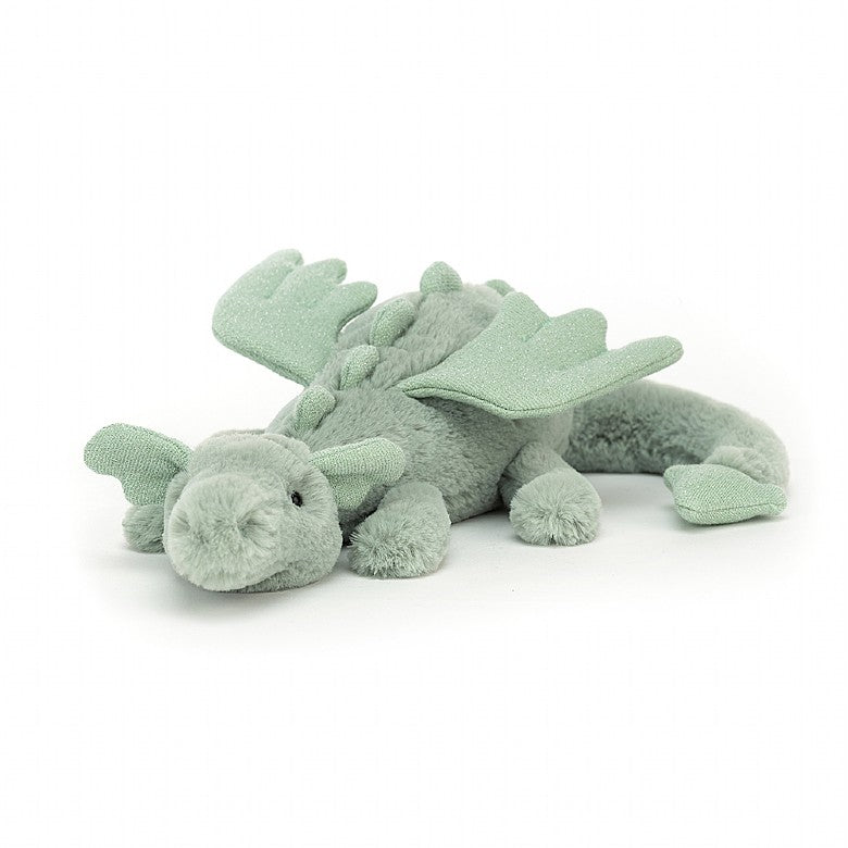 Sage Dragon Little by Jellycat - Timeless Toys