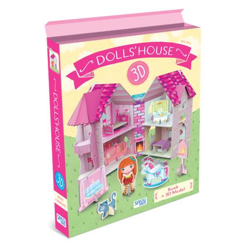 Sassi - 3D Doll's House and Book - Timeless Toys