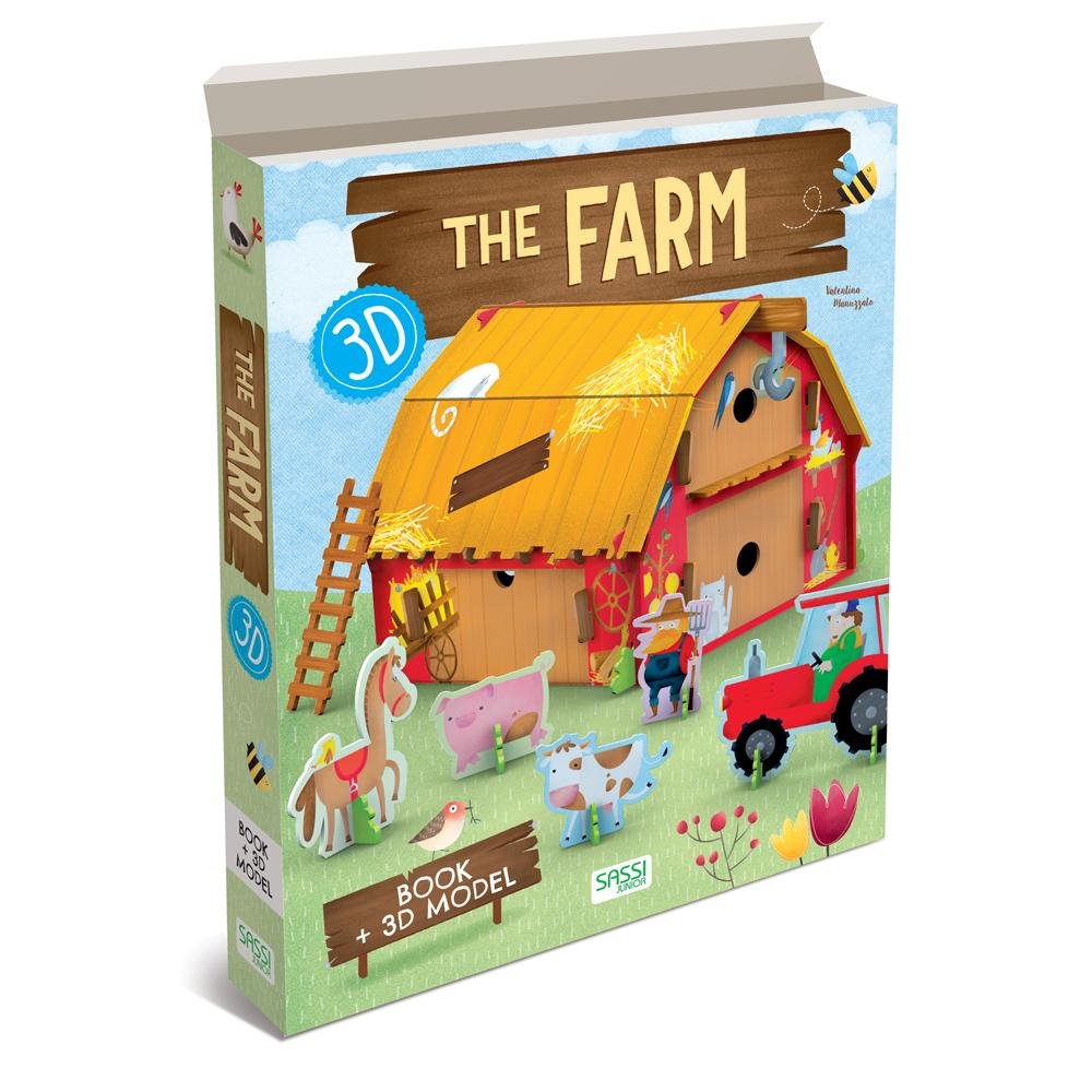Sassi - 3D Farm and Book - Timeless Toys