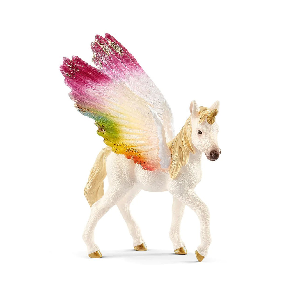 Schleich Bayala - Winged Rainbow Unicorn Foal - Timeless Toys