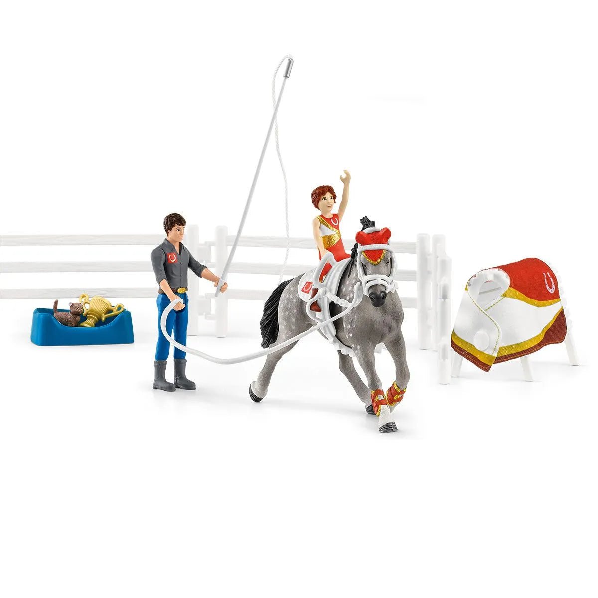 Schleich Horse Club Mia s Vaulting Set Timeless Toys