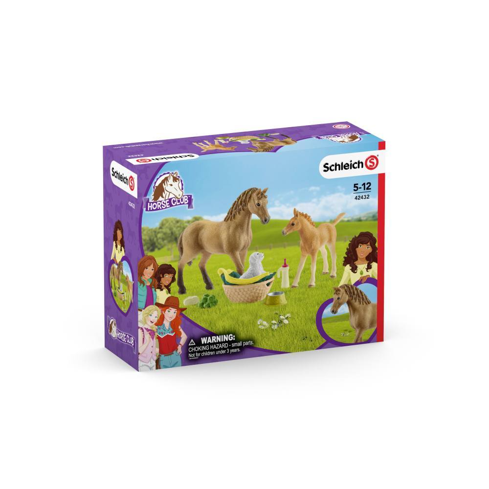 Schleich Horse Club Sarah's Baby Animal Care Playset – Timeless Toys