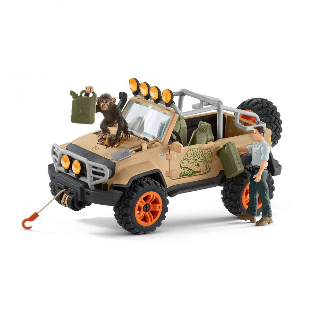 Schleich Wildlife - 4 x 4 Vehicle with Winch - Timeless Toys