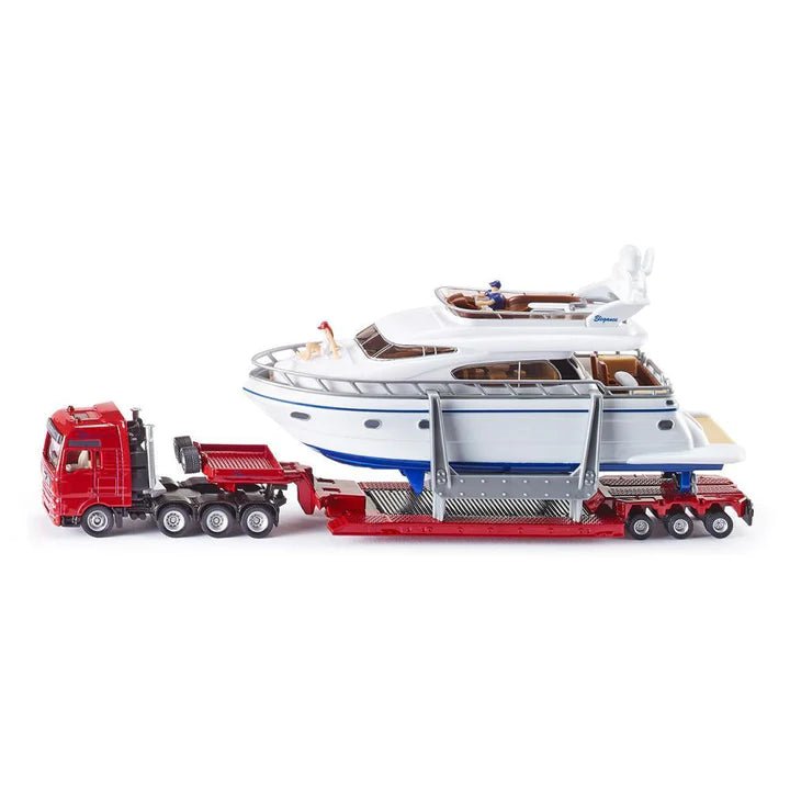 Siku 1:87 MAN heavy haulage Transporter with Yacht - Timeless Toys