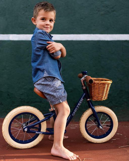 Simple Sammy Balance Bike - Blue - Timeless Toys