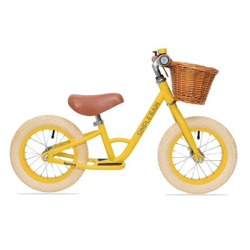 Simple Sammy Balance Bike - Yellow - Timeless Toys