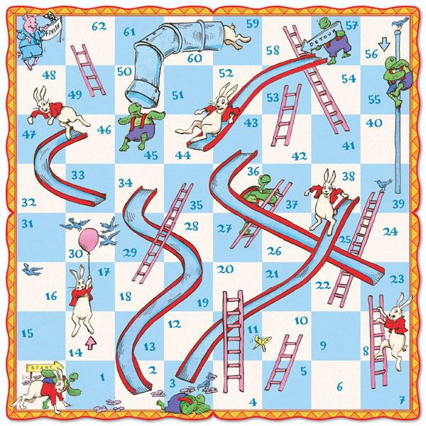 Slips and Ladders Board Game by eeBoo - Timeless Toys