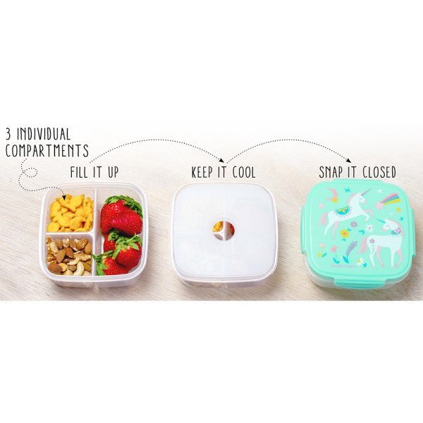 Snack Container with Ice Pack - Unicorn - Timeless Toys